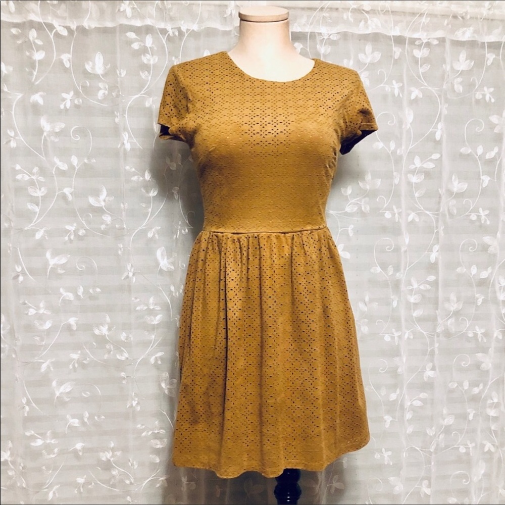 Mimi Chica Laser Cut Dress